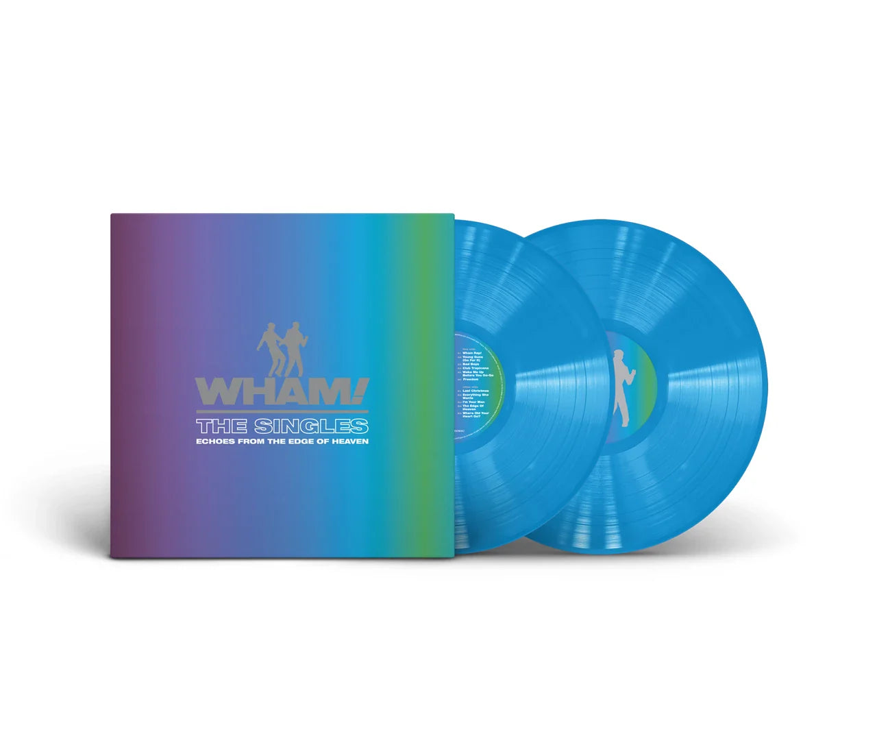 Wham! ‎– The Singles - Echoes from the Edge of Heaven - 2 x BLUE COLOURED VINYL LP SET - NEW