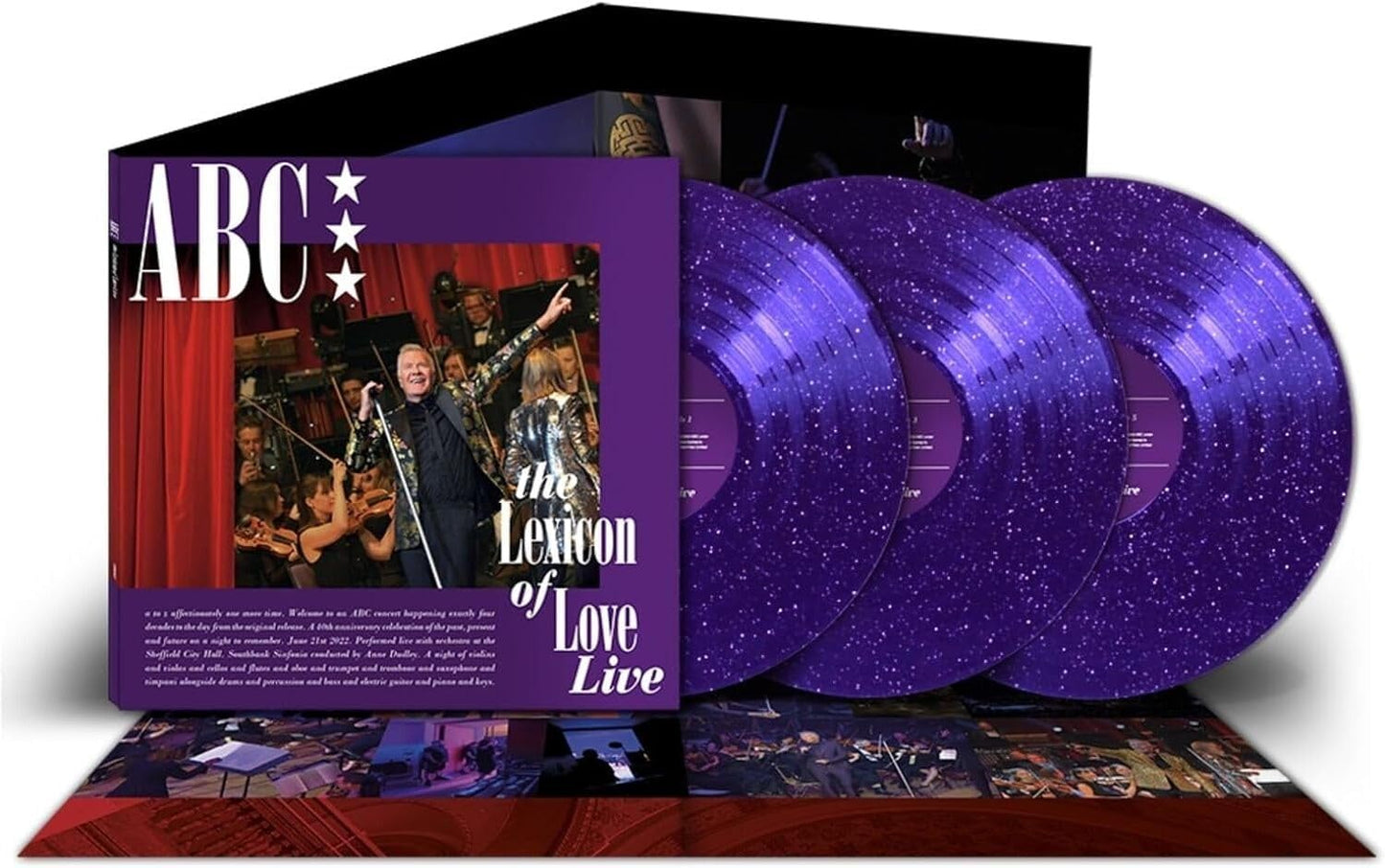 ABC – The Lexicon Of Love Live - 3 x PURPLE GLITTER COLOURED VINYL LP SET - NEW