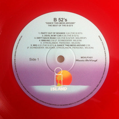 The B-52's ‎– The Best Of - RED COLOURED VINYL 180 GRAM LP - NUMBERED