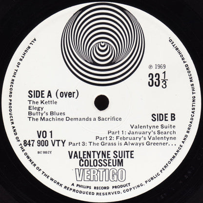 Colosseum – Valentyne Suite - VINYL LP - ORIGINAL on VERTIGO SWIRL