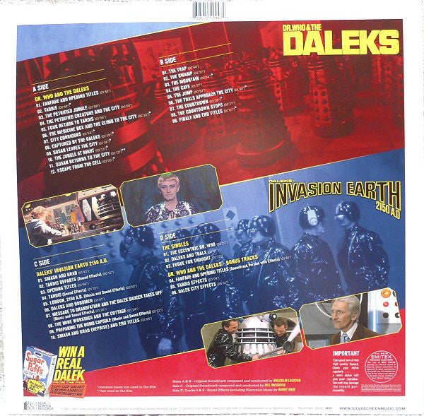 Dr. Who & The Daleks - 2 x YELLOW COLOURED VINYL LP SET