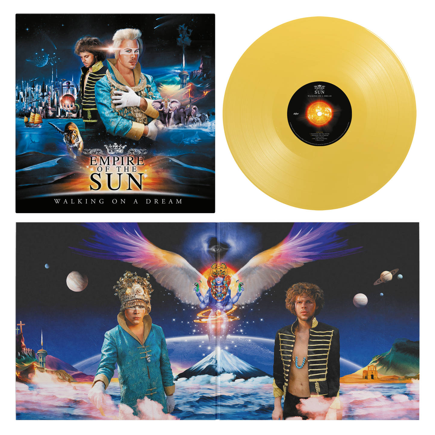 Empire Of The Sun - Walking On A Dream - Vinyle jaune moutarde