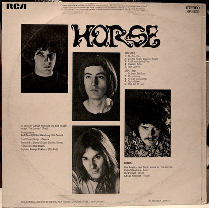 Horse – Horse - VINYL LP - ORIGINAL 1970 issue