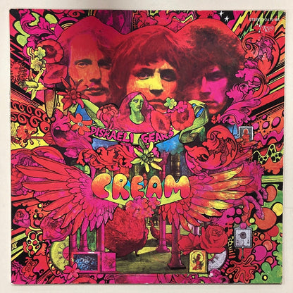 Cream - Disraeli Gears - RARE MISPRESSED VINYL LP - PLAYS WHEELS OF FIRE