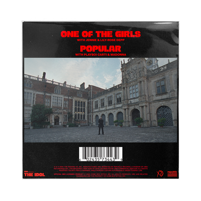 The Weeknd - ONE OF THE GIRLS + POPULAR -  VINYLE 7”