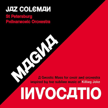 Jaz Coleman – Magna Invocatio - RED TRANSPARENT COLOURED VINYL & BLACK VINYL LP SET