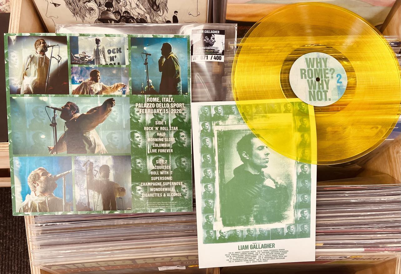 Liam Gallagher – Why Rome? Why Not.. - YELLOW COLOURED VINYL LP