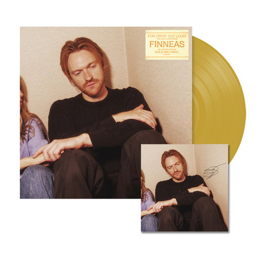 FINNEAS - For Cryin' Out Loud - Vinyle standard Gold Bio + Carte dédicacée