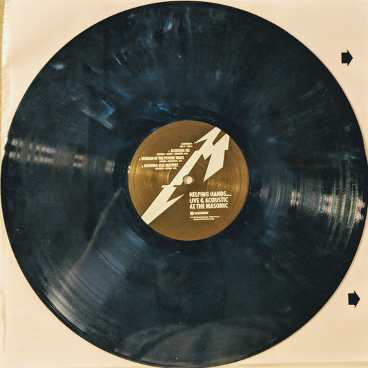 Metallica – Helping Hands... Live & Acoustic At The Masonic -  2 x MARBLED BLUE COLOURED VINYL LP SET