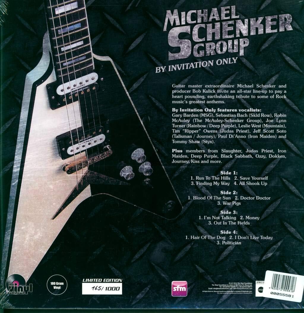 Michael Schenker Group – By Invitation Only - 2 x 180 GRAM VINYL LP SET