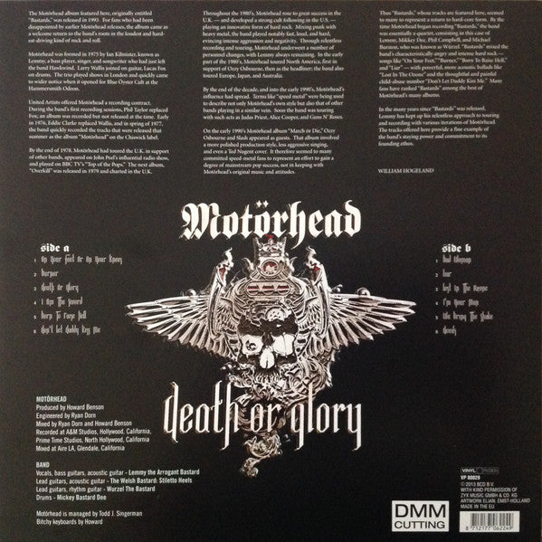 Motörhead – Death Or Glory - VINYL LP