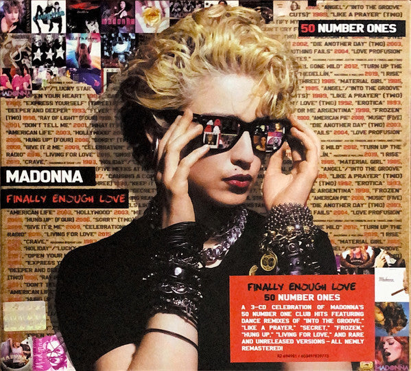 Madonna/Finally Enough Love: Fifty Number Ones (6LP Rainbow Coloured Vinyl) [LP]