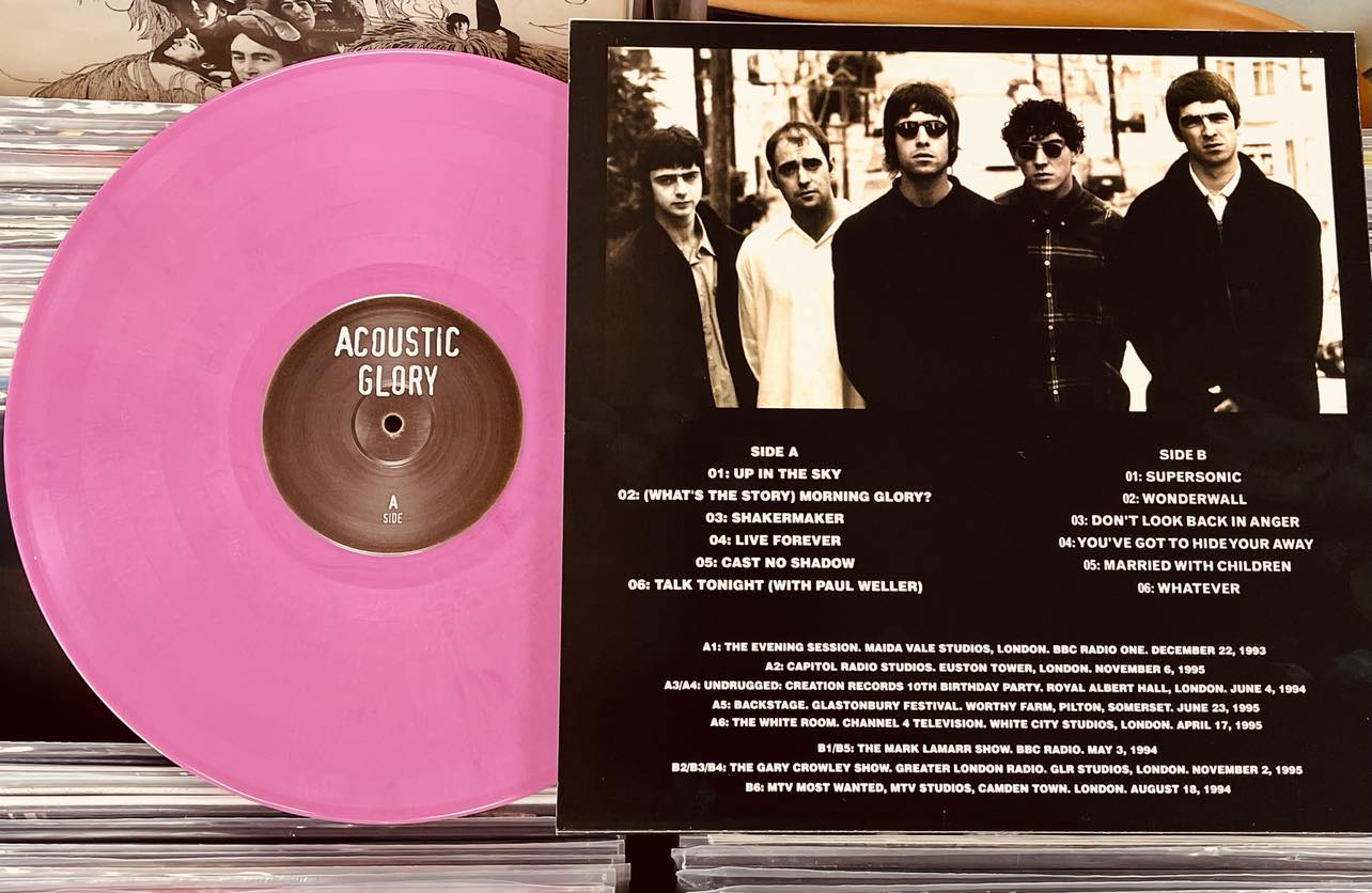 Oasis –  Acoustic Glory - PINK COLOURED VINYL LP