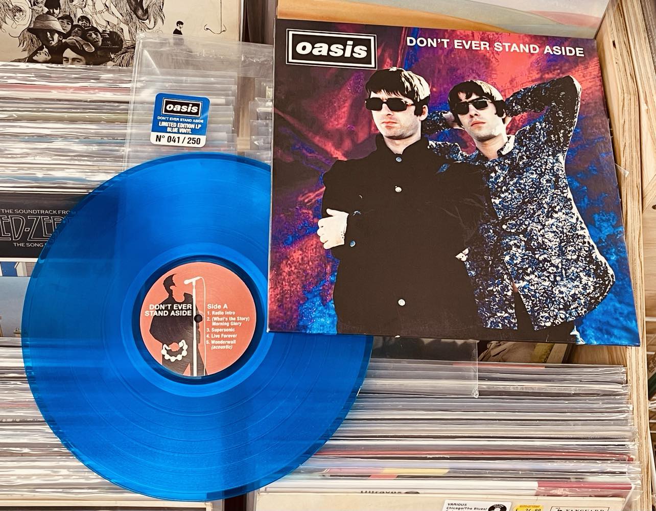 Oasis –  Don’t Ever Stand Aside - BLUE COLOURED VINYL LP