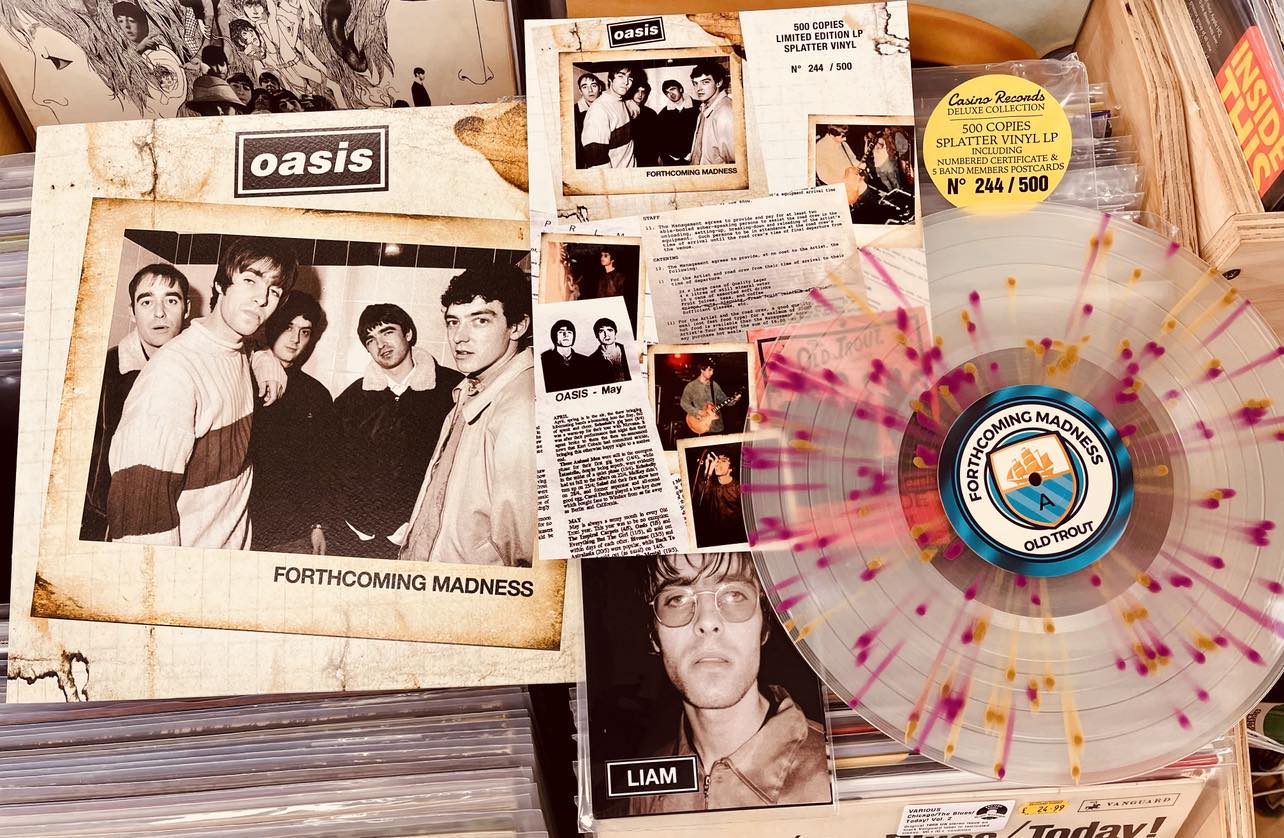 Oasis –  Forthcoming Madness - SPLATTER COLOURED VINYL LP