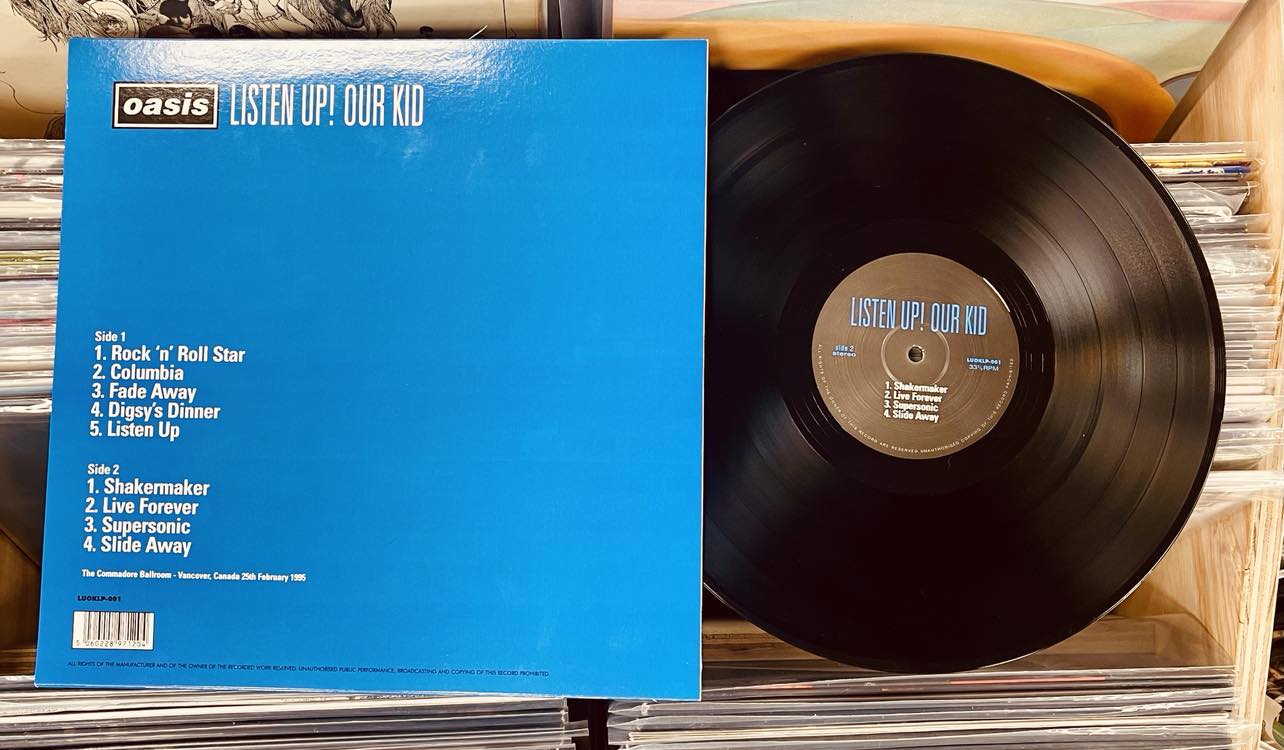 Oasis –  Listen Up! Our Kid - VINYL LP