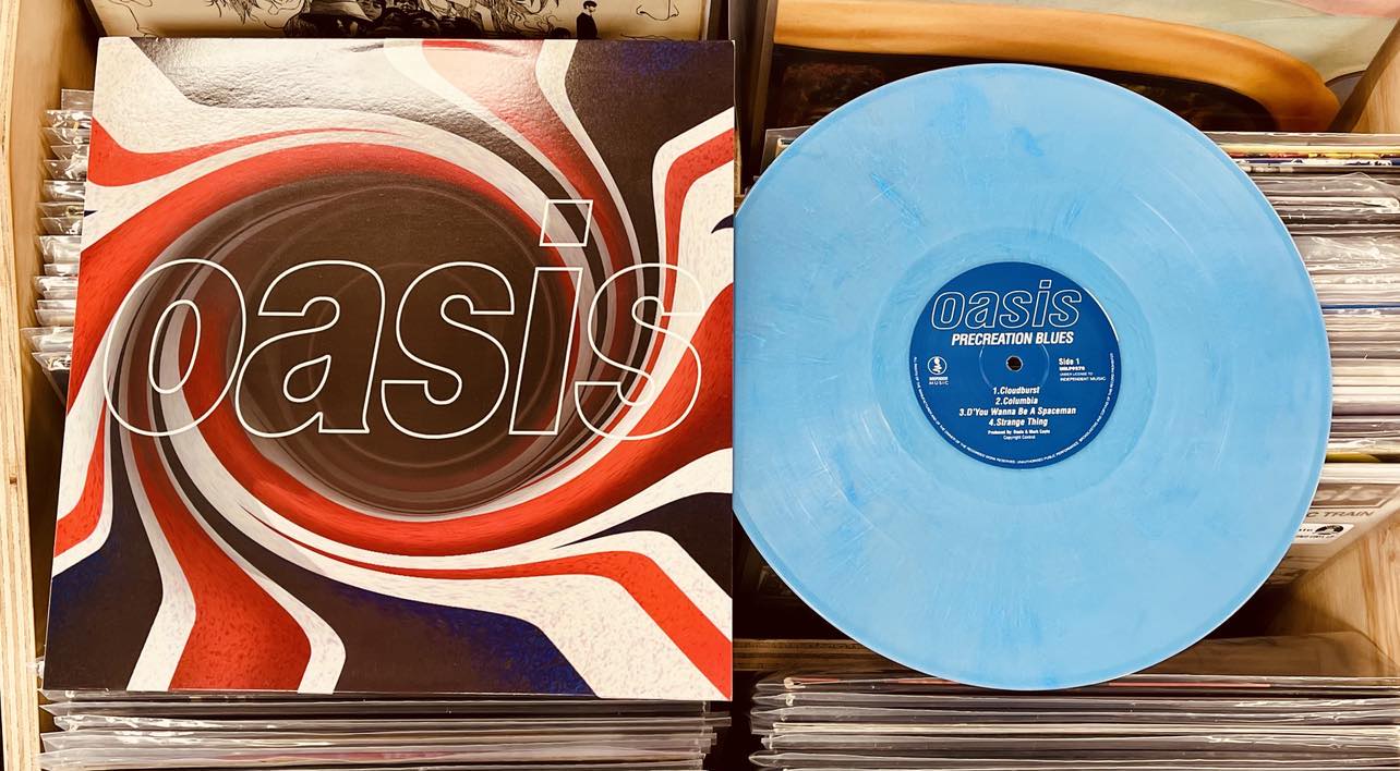 Oasis –  Precreation Blues - BLUE COLOURED VINYL LP