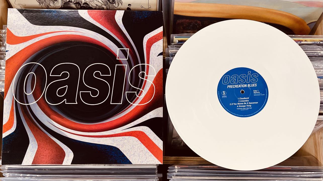 Oasis –  Precreation Blues - WHITE COLOURED VINYL LP