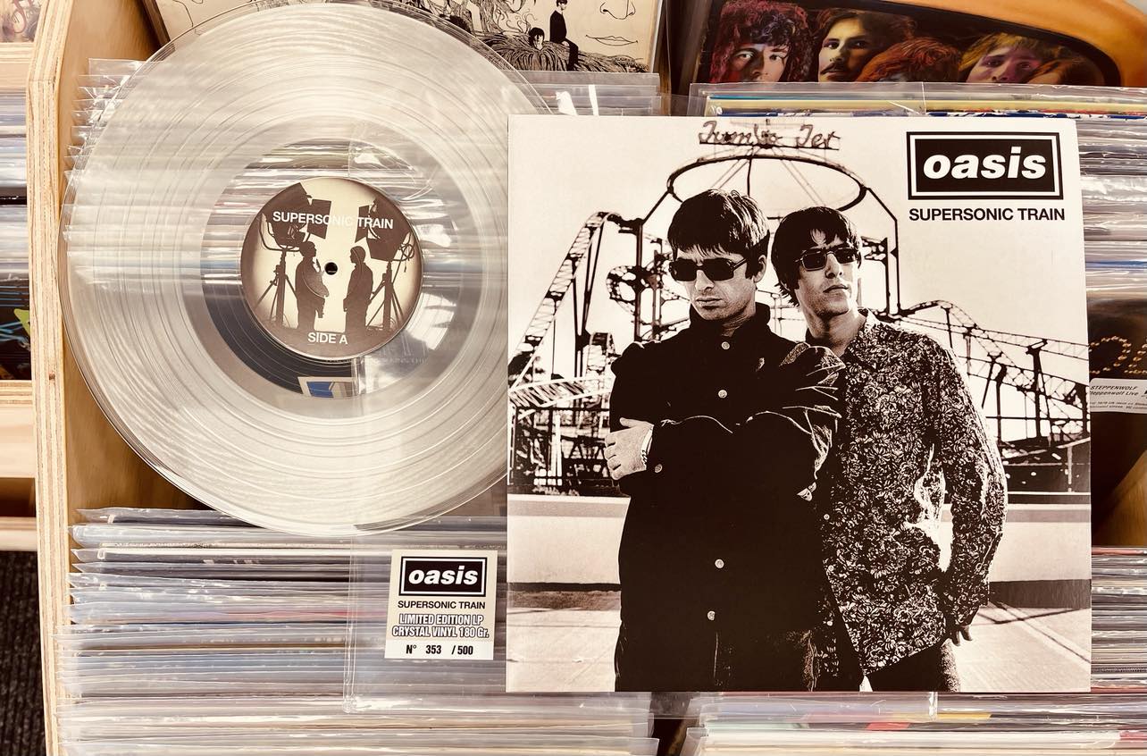 Oasis –  Supersonic Train - CRYSTAL CLEAR COLOURED VINYL LP