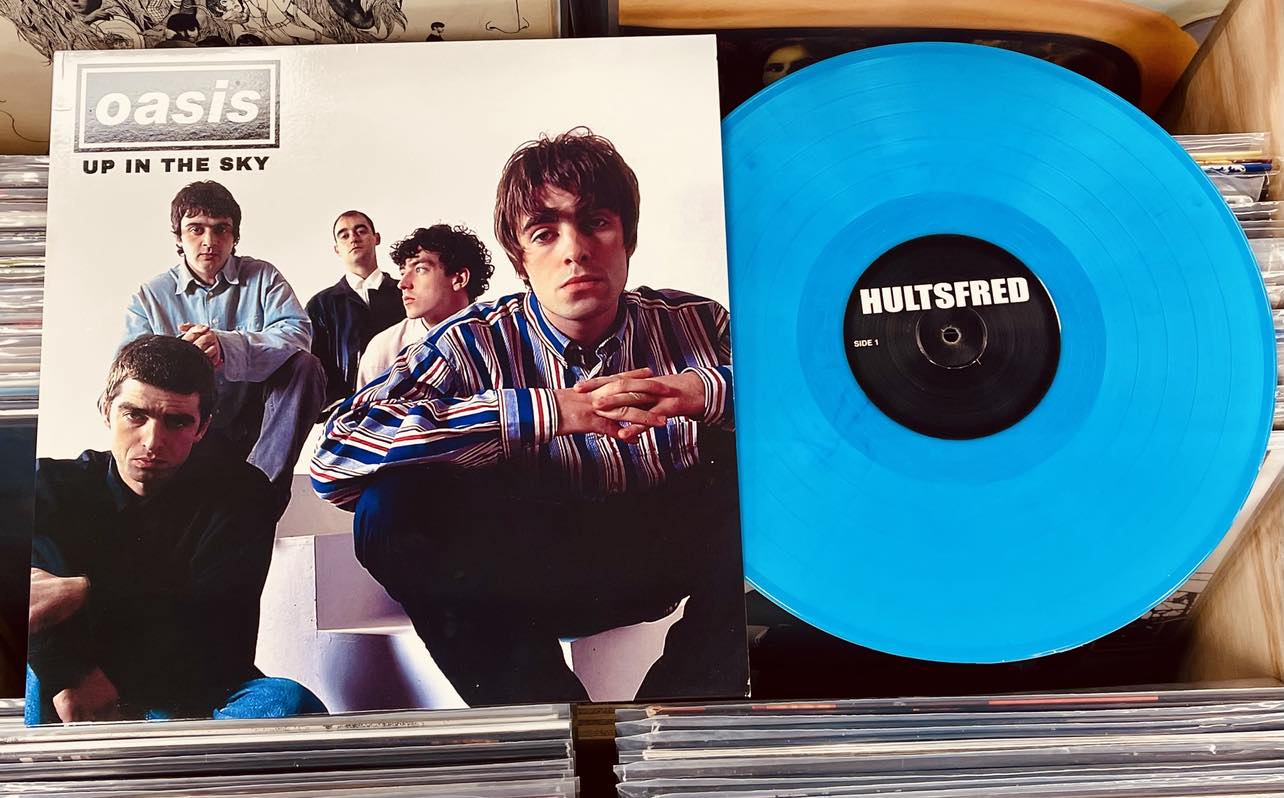 Oasis –  Up In The Sky - BLUE COLOURED VINYL LP