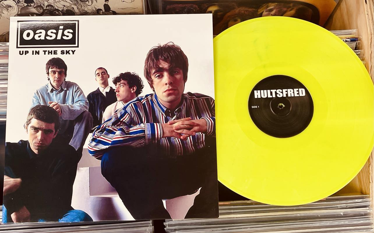 Oasis –  Up In The Sky - YELLOW COLOURED VINYL LP