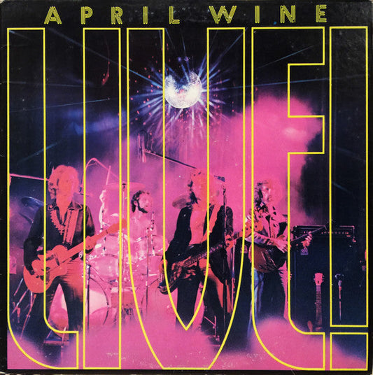 April Wine/Live! (Purple with Yellow Specs Vinyl) [LP]