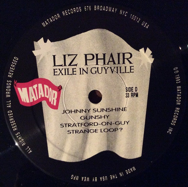 Liz Phair – Exile In Guyville - ORIGINAL ISSUE 2 x VINYL LP SET