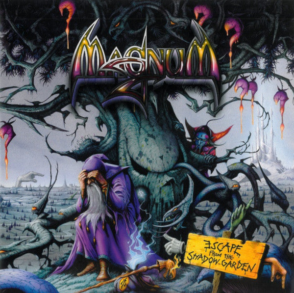 Magnum - Escape From The Shadow Garden - 2 x MARBLED BLUE COLOURED VINYL LP