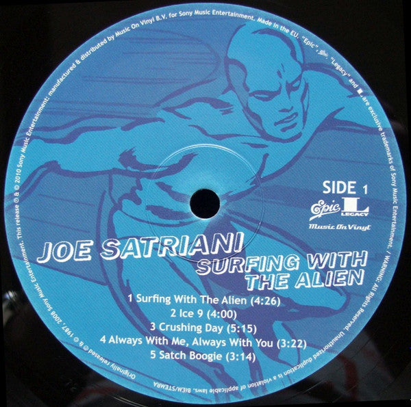 Joe Satriani – Surfing With The Alien - 180 GRAM VINYL LP