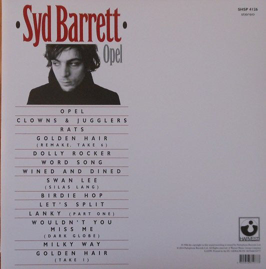 Syd Barrett ‎– Opel - VINYL LP