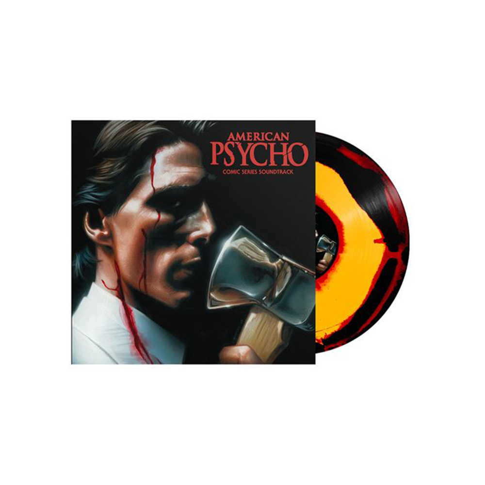 American Psycho - Comic Series Soundtrack- Vinyle "Galaxy Rouge, bière & noir" Gatefold