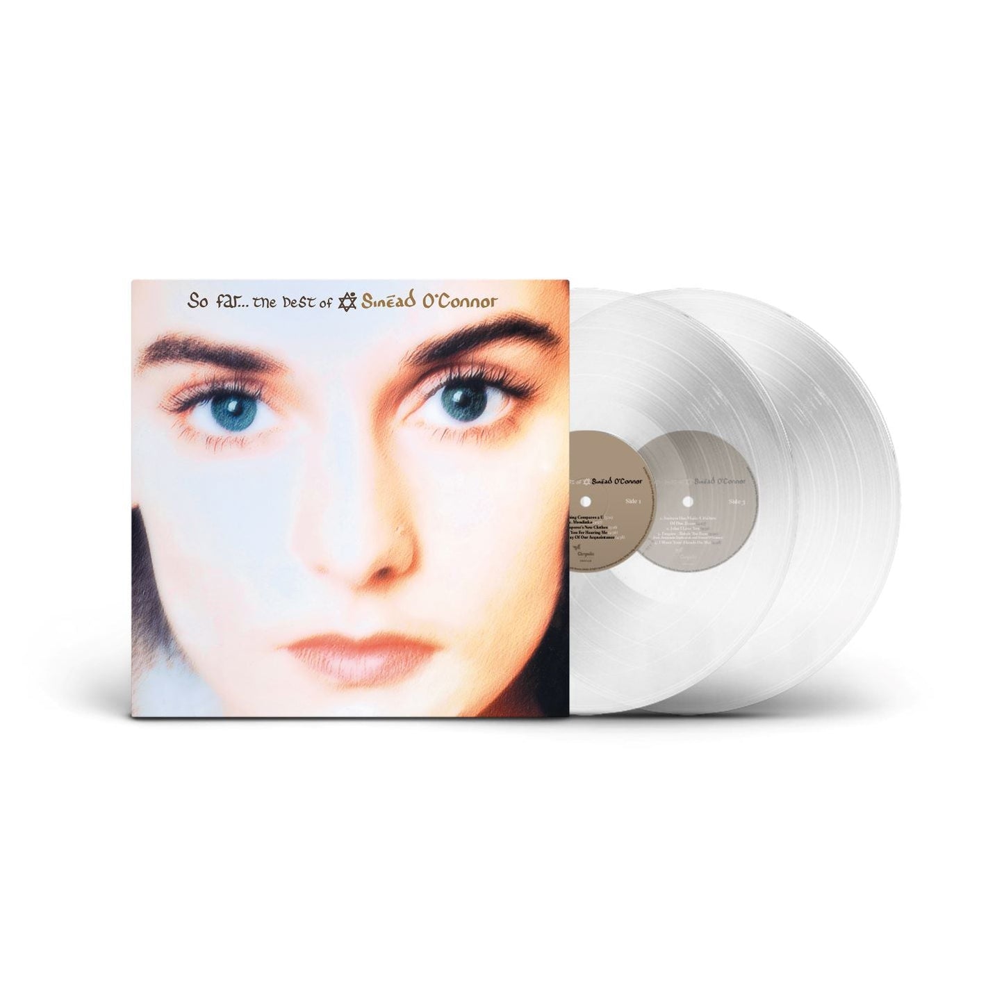 Sinead O'Connor - So Far...The Best Of - 2 x CLEAR COLOURED VINYL LP SET