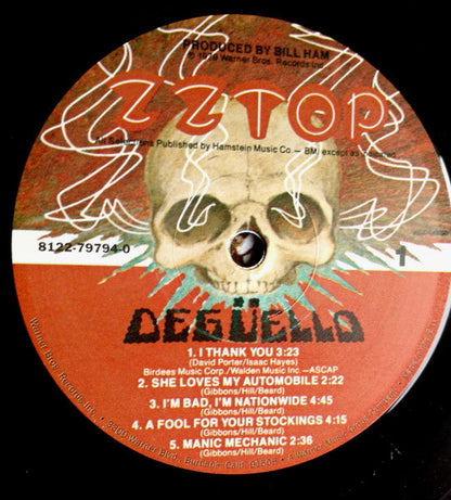 ZZ Top – Degüello - 180 GRAM VINYL LP - NEW