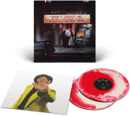 Elton John – Don't Shoot Me, I'm Only The Piano Player - 2 x RED SPLATTER COLOURED VINYL LP SET