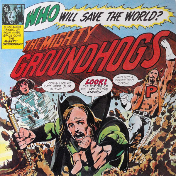 Groundhogs – Who Will Save The World? The Mighty Groundhogs! -  ORIGINAL VINYL LP in GATEFOLD