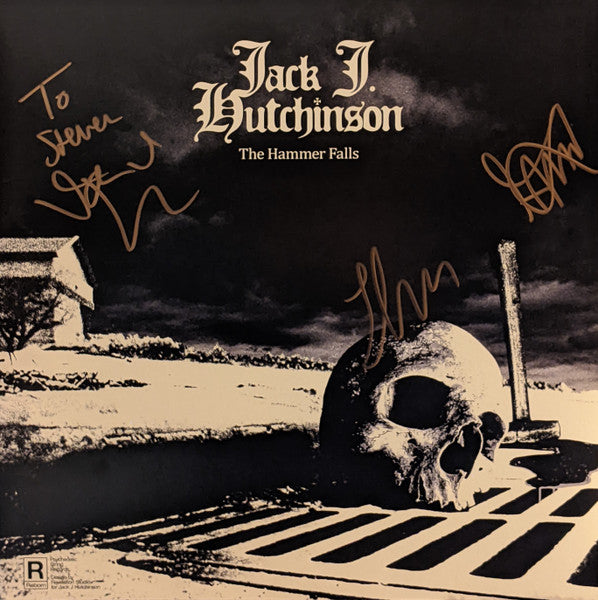 Jack J. Hutchinson ‎– The Hammer Falls - SWIRL COLOURED VINYL LP & SIGNED