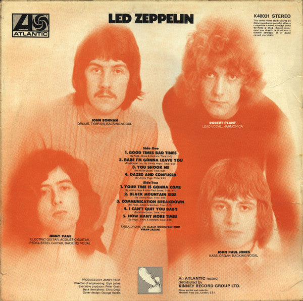 Led Zeppelin - Led Zeppelin (s/t) - VINYL LP