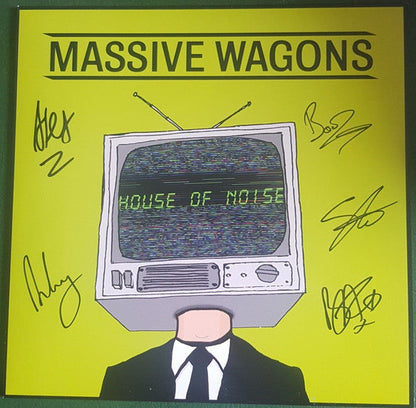 Massive Wagons – House Of Noise - SIGNED GREEN COVER VINYL LP