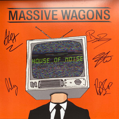 Massive Wagons – House Of Noise - SIGNED ORANGE COVER VINYL LP