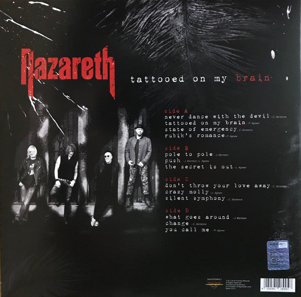 Nazareth – Tattooed On My Brain - 2 x VINYL LP SET