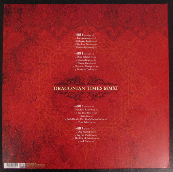 Paradise Lost – Draconian Times MMXI - 2 x 180 GRAM VINYL LP