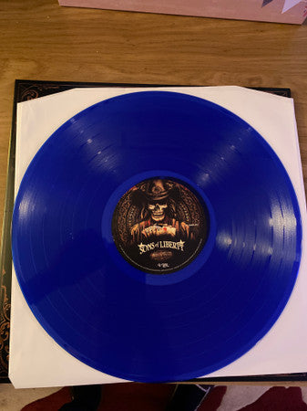 Sons Of Liberty – Aces & Eights- BLUE COLOURED VINYL LP + EXTRAS - SIGNED  - NUMBERED