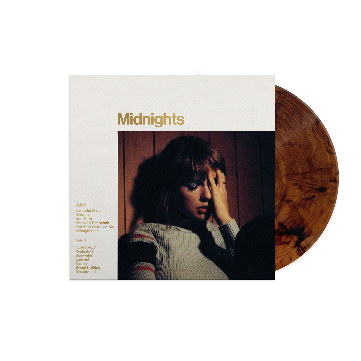 Taylor Swift - Midnights - Vinyle Acajou